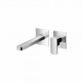 Miscelatore Lavabo Bagno a Muro No Scarico Made in Italy - Sika