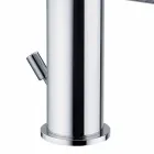 Miscelatore Lavabo Bagno in Ottone Cromato Design Moderno Made in Itlay - Liro Viadurini