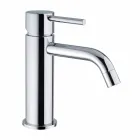 Miscelatore Lavabo Bagno in Ottone Cromato Design Moderno Made in Itlay - Liro Viadurini