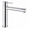 Miscelatore Lavabo Bagno in Ottone Cromato Senza Scarico Made in Italy - Ermia