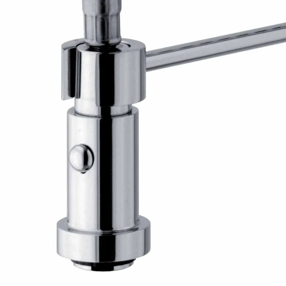 Miscelatore Lavabo da Cucina con Tubo Orientabile in Ottone Made in Italy - Cory Viadurini