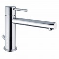 Miscelatore Lavabo in Ottone con Bocca Interasse 170 mm Made in Italy - Ermia