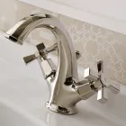 Miscelatore Lavabo Monoforo di Design Vintage in Ottone Made in Italy – Silvana Viadurini