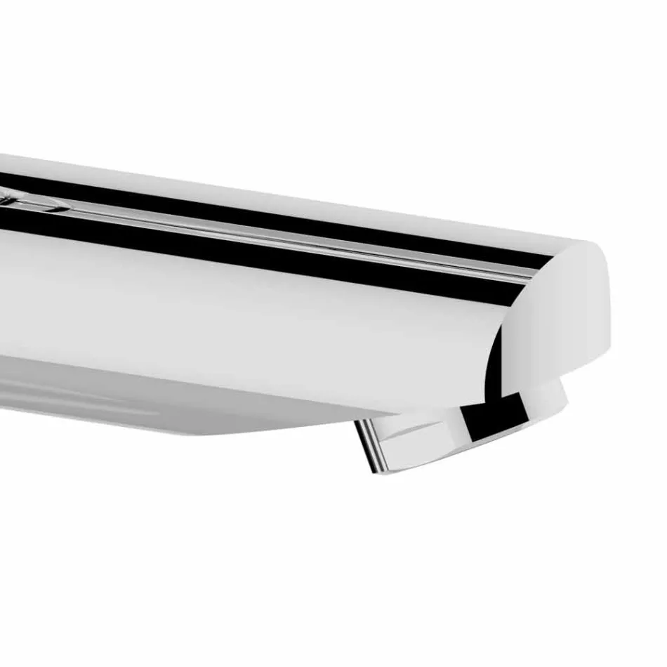 Miscelatore Moderno per Lavabo Bagno in Metallo Finitura Cromato - Zanio Viadurini