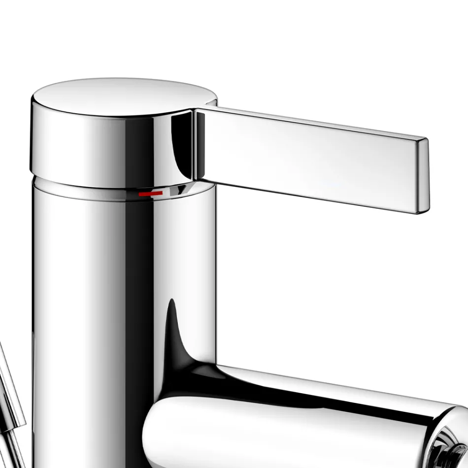 Miscelatore Monocomando Bidet Design Classico Ottone Cromato - Artemisia Viadurini