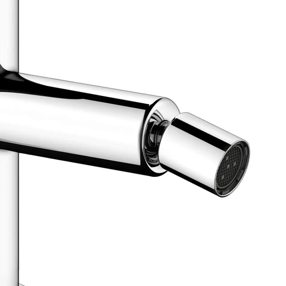 Miscelatore Monocomando Bidet Design Classico Ottone Cromato - Artemisia Viadurini
