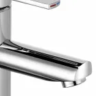 Miscelatore Monocomando Design Moderno per Lavabo da Bagno in Metallo - Zanio Viadurini