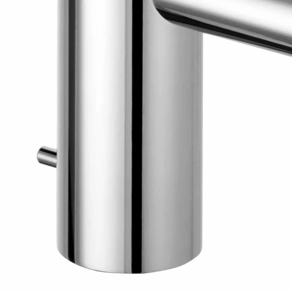 Miscelatore Monocomando Design Moderno per Lavabo da Bagno in Metallo - Zanio Viadurini