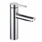 Miscelatore Monocomando Design Moderno per Lavabo da Bagno in Metallo - Zanio Viadurini