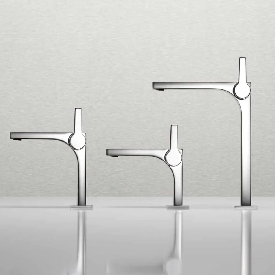 Miscelatore Monocomando Design Moderno per Lavabo Senza Scarico - Etto Viadurini