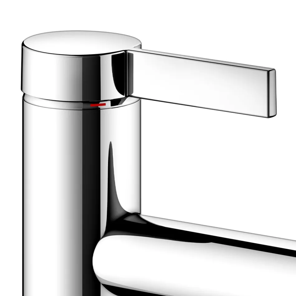 Miscelatore Monocomando Lavabo Design Classico Ottone Cromato - Artemisia Viadurini