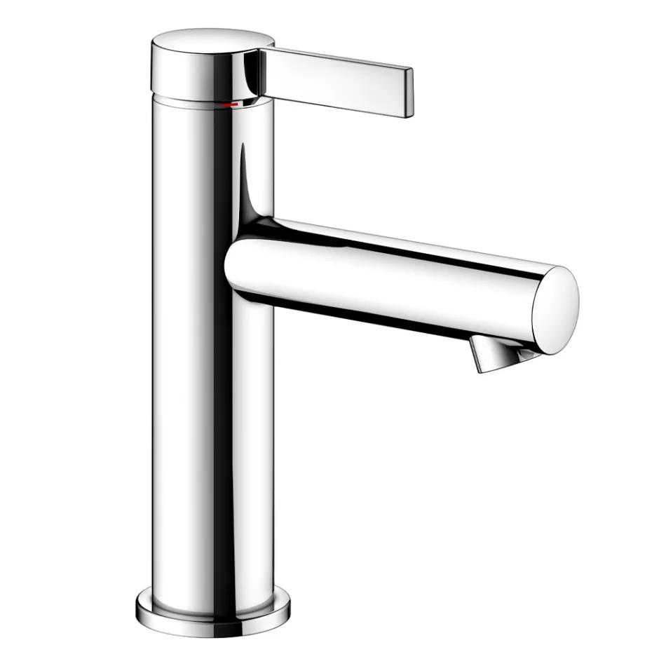 Miscelatore Monocomando Lavabo Design Classico Ottone Cromato - Artemisia Viadurini