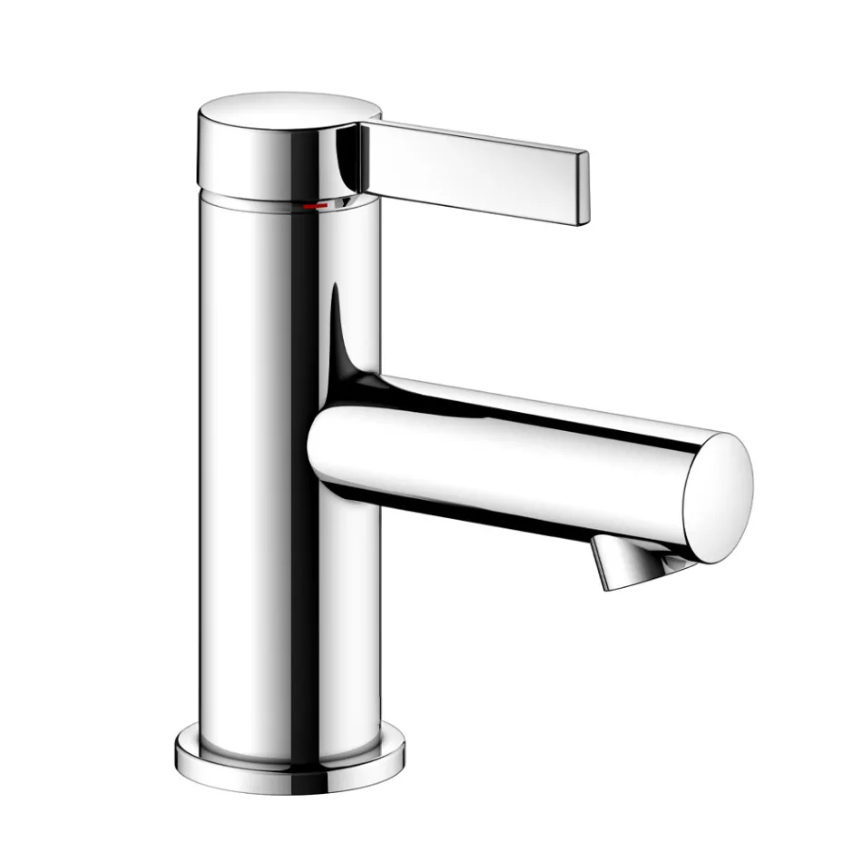 Miscelatore Monocomando Lavabo Design Classico Ottone Cromato - Artemisia Viadurini