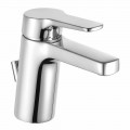 Miscelatore Monocomando per Lavabo Bagno in Ottone Cromato, di Design - Clari
