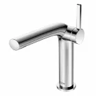 Miscelatore Monocomando Moderno per Lavabo Senza Scarico in Metallo - Pinto Viadurini