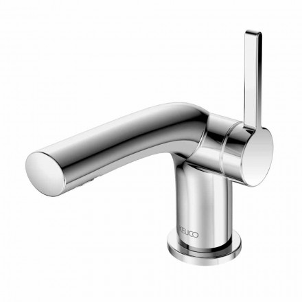 Miscelatore Monocomando Moderno per Lavabo Senza Scarico in Metallo - Pinto Viadurini