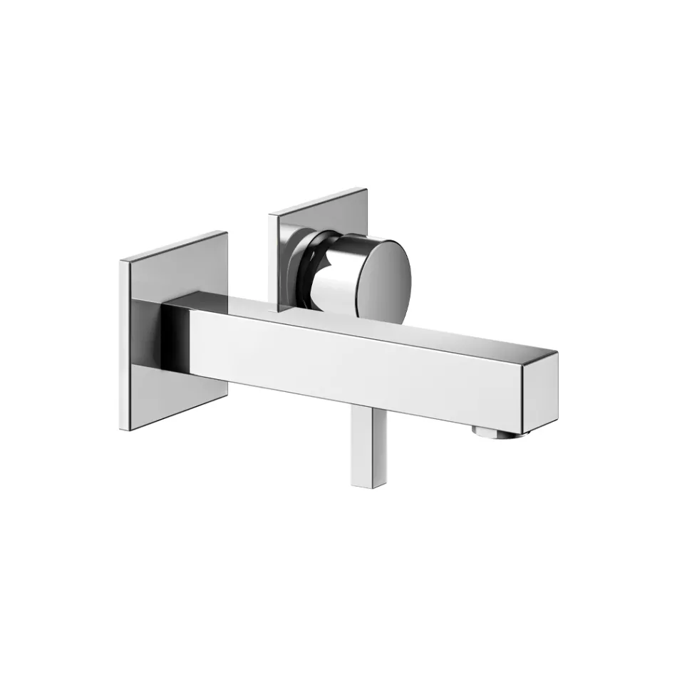 Miscelatore Monocomando per Lavabo a Parete in Ottone - Erik Viadurini