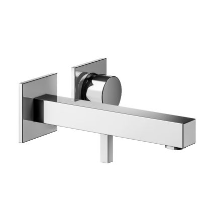 Miscelatore Monocomando per Lavabo a Parete in Ottone - Erik Viadurini