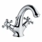 Miscelatore Monoforo Alto per Lavabo Bagno in Ottone Made in Italy - Lisca Viadurini