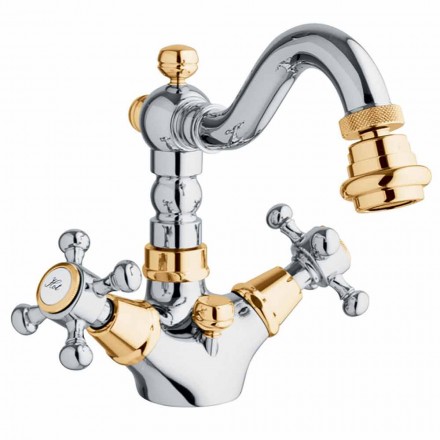 Miscelatore Monoforo Classico per Bidet in Ottone Made in Italy - Lisca Viadurini