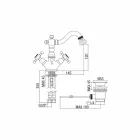Miscelatore Monoforo Classico per Bidet in Ottone Made in Italy - Lisca Viadurini