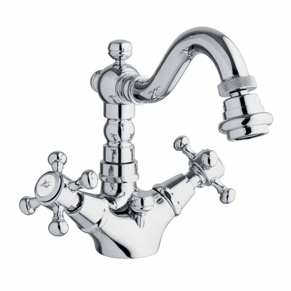 Miscelatore Monoforo Classico per Bidet in Ottone Made in Italy - Lisca Viadurini