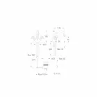 Miscelatore Monoforo per Lavabo di Design in Ottone Made in Italy - Binsu Viadurini