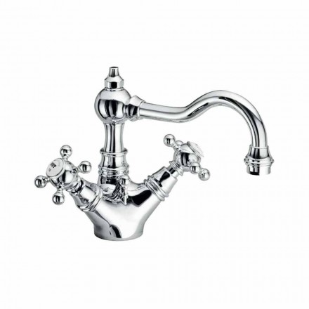 Miscelatore Monoforo per Lavabo di Design in Ottone Made in Italy - Binsu Viadurini