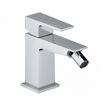 Miscelatore per Bidet con Scarico in Finitura Cromata Made in Italy - Galla Viadurini