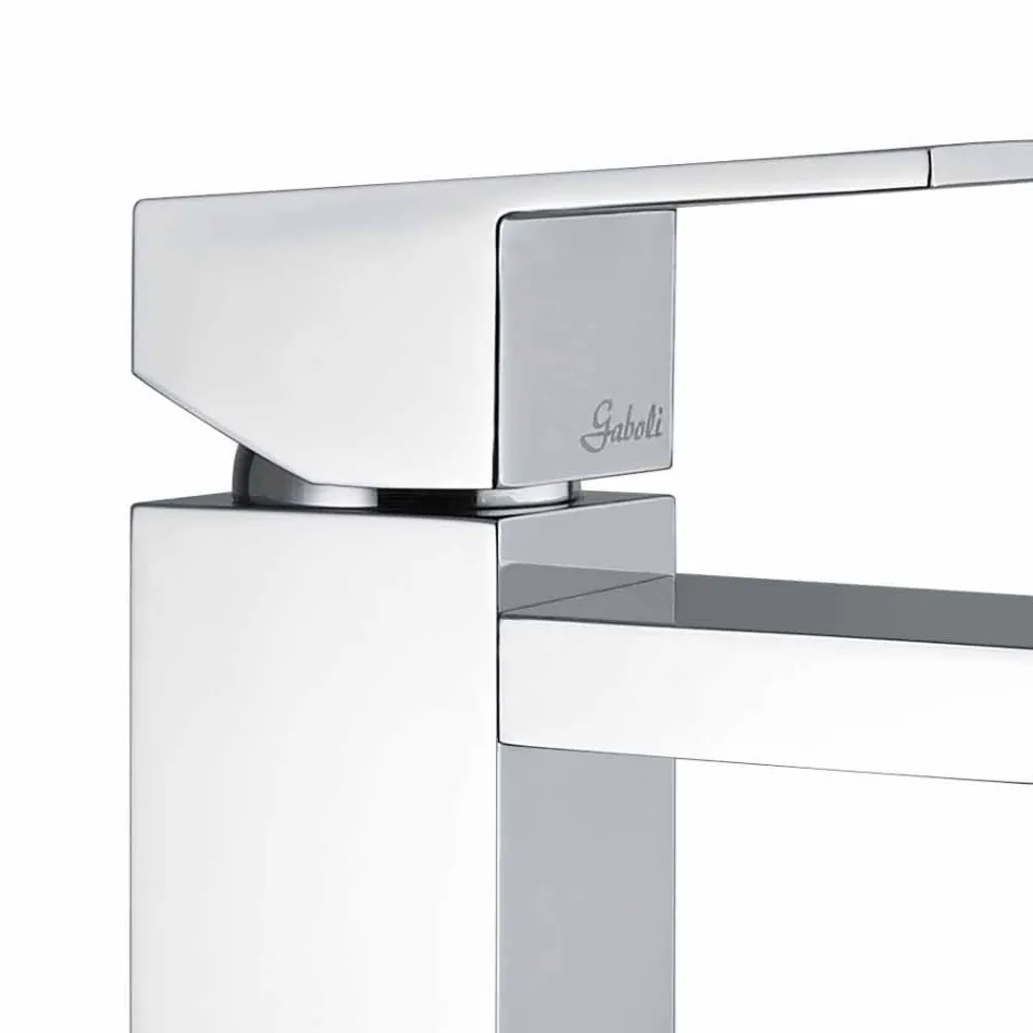 Miscelatore per Bidet in Finitura Cromata con Scarico Made in Italy - Medida Viadurini