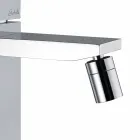 Miscelatore per Bidet in Finitura Cromata con Scarico Made in Italy - Medida Viadurini