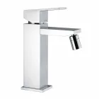 Miscelatore per Bidet in Finitura Cromata con Scarico Made in Italy - Medida Viadurini