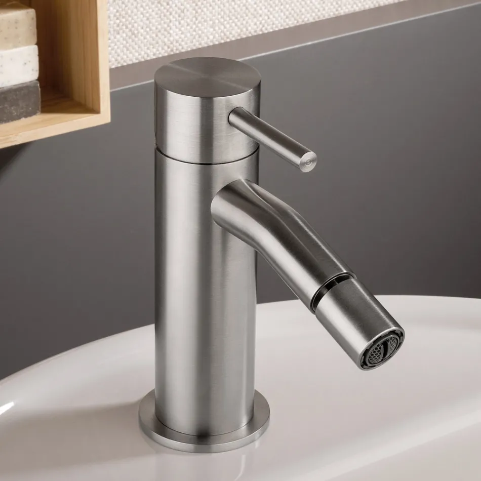 Miscelatore per Bidet Senza Scarico in Acciaio AISI 316L - Artigli Viadurini