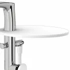 Miscelatore per Bordo Vasca a Pavimento Moderno Made in Italy - Palimio Viadurini