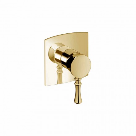 Miscelatore per Doccia da Incasso in Ottone Design Moderno Made in Italy - Neno Viadurini