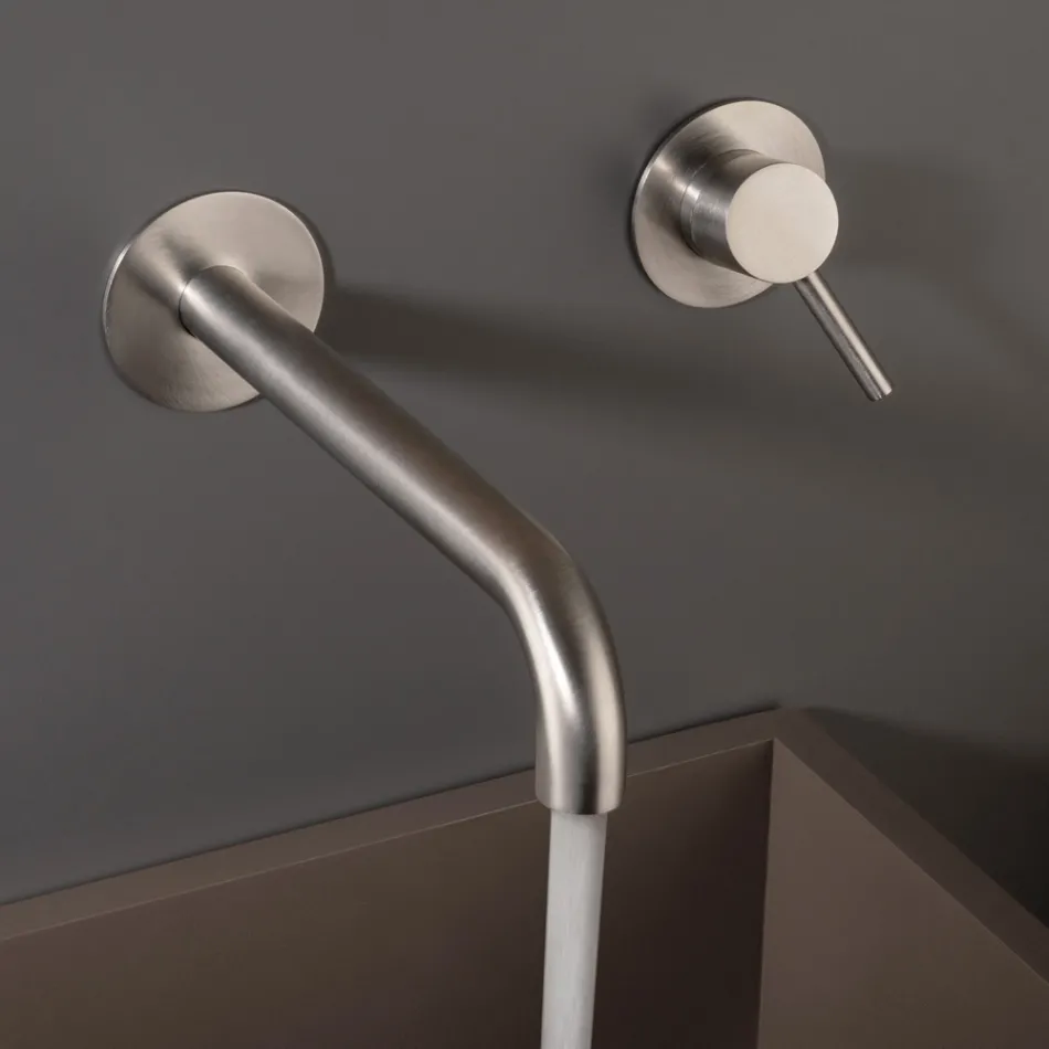 Miscelatore per Lavabo ad Incasso in Acciaio Inossidabile AISI 316L - Artigli Viadurini