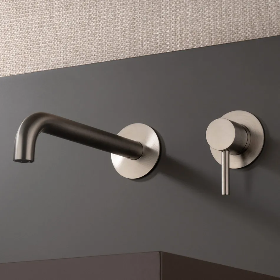 Miscelatore per Lavabo ad Incasso in Acciaio Inossidabile AISI 316L - Artigli Viadurini