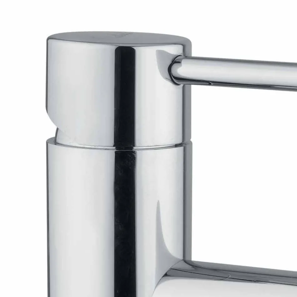 Miscelatore per Lavabo Bagno in Ottone Cromato Moderno Made in Italy - Ermia Viadurini