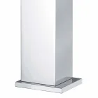 Miscelatore per Lavabo Bagno in Ottone Cromato Squadrato Made in Italy - Medida Viadurini