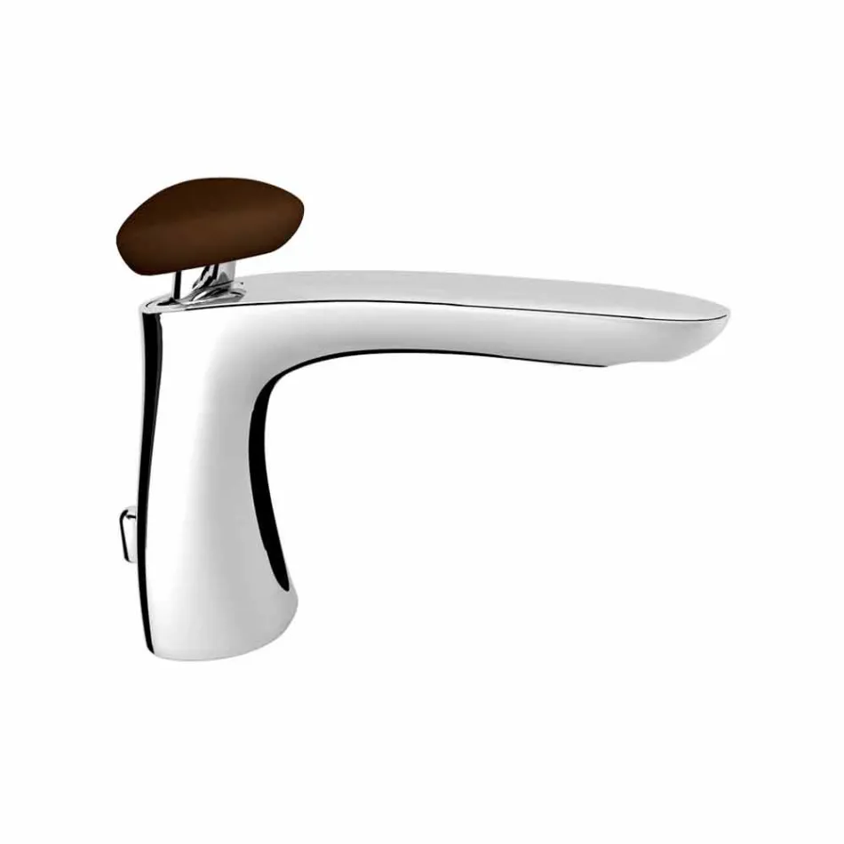 Miscelatore per Lavabo Bagno Moderno in Ottone Made in Italy - Besugo Viadurini