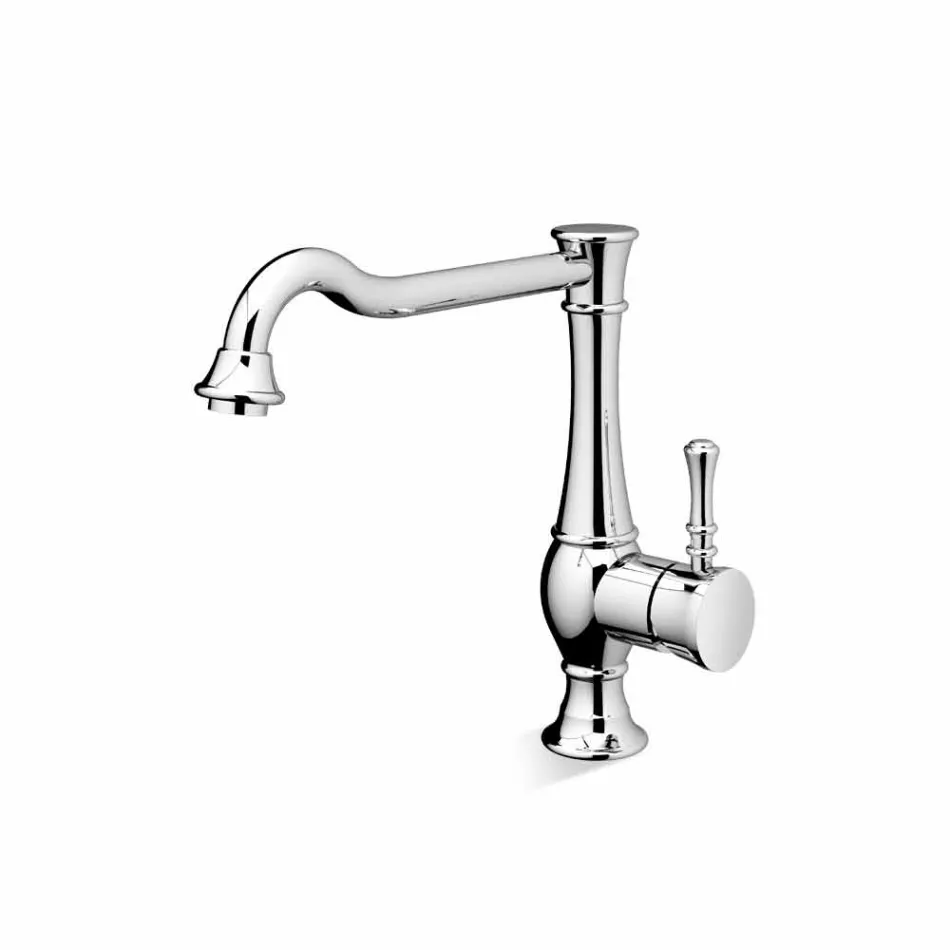 Miscelatore per Lavabo con Canna Alta Girevole Made in Italy - Neno Viadurini