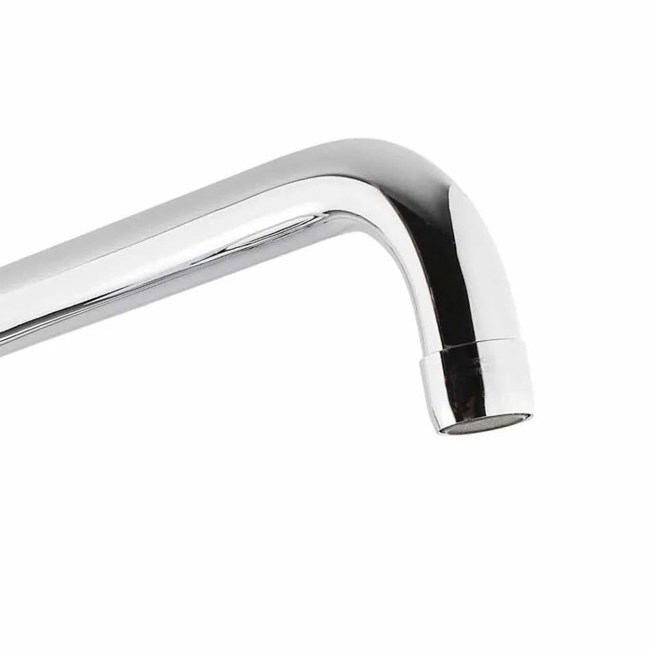 Miscelatore per Lavabo Cucina in Ottone Cromato Orientabile Made in Italy - Cino Viadurini