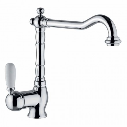 Miscelatore per Lavabo da Cucina Classico in Ottone Made in Italy - Adonis Viadurini