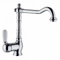 Miscelatore per Lavabo da Cucina Classico in Ottone Made in Italy - Adonis