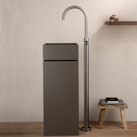 Miscelatore per Lavabo da Terra in Acciaio AISI 316L Made in Italy - Artigli Viadurini