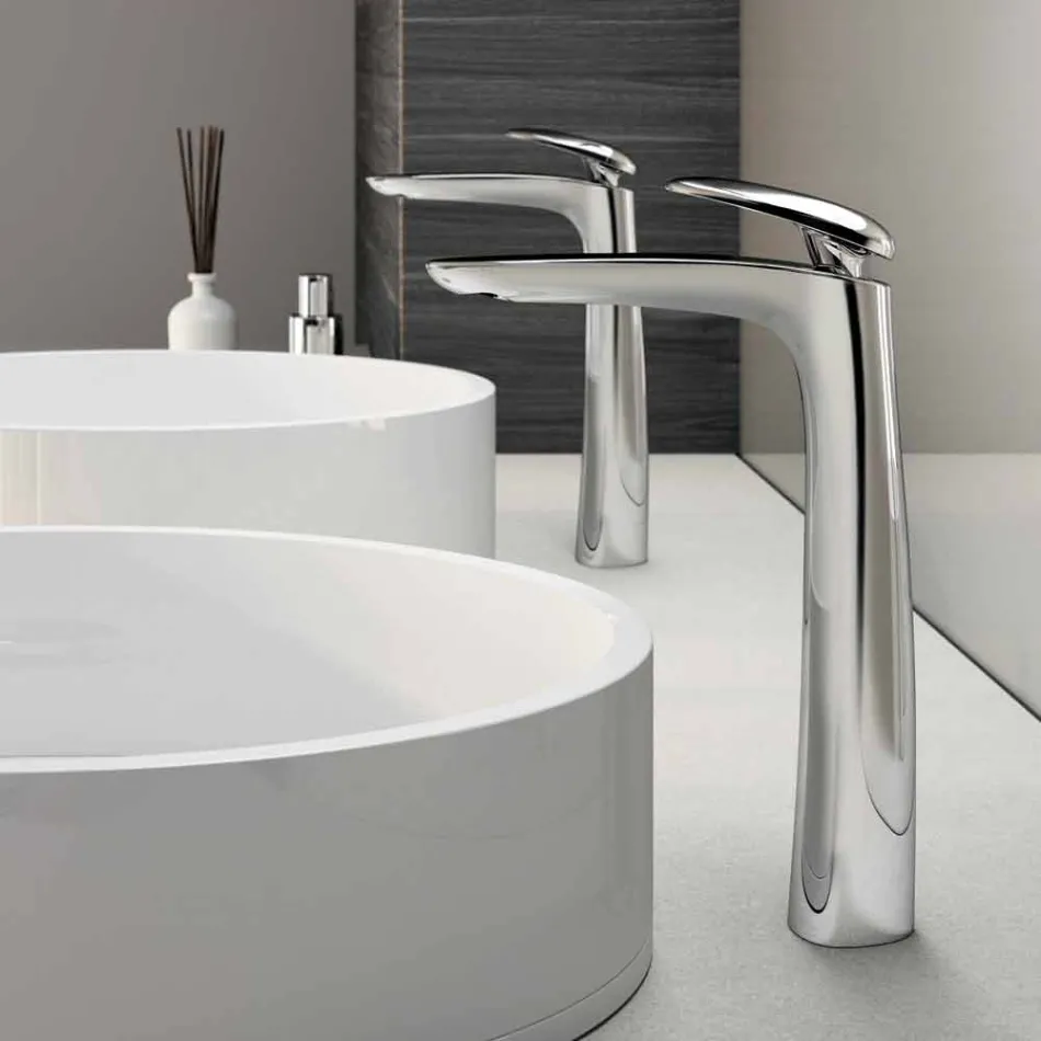 Miscelatore per Lavabo di Design in Ottone Made in Italy - Filipo Viadurini