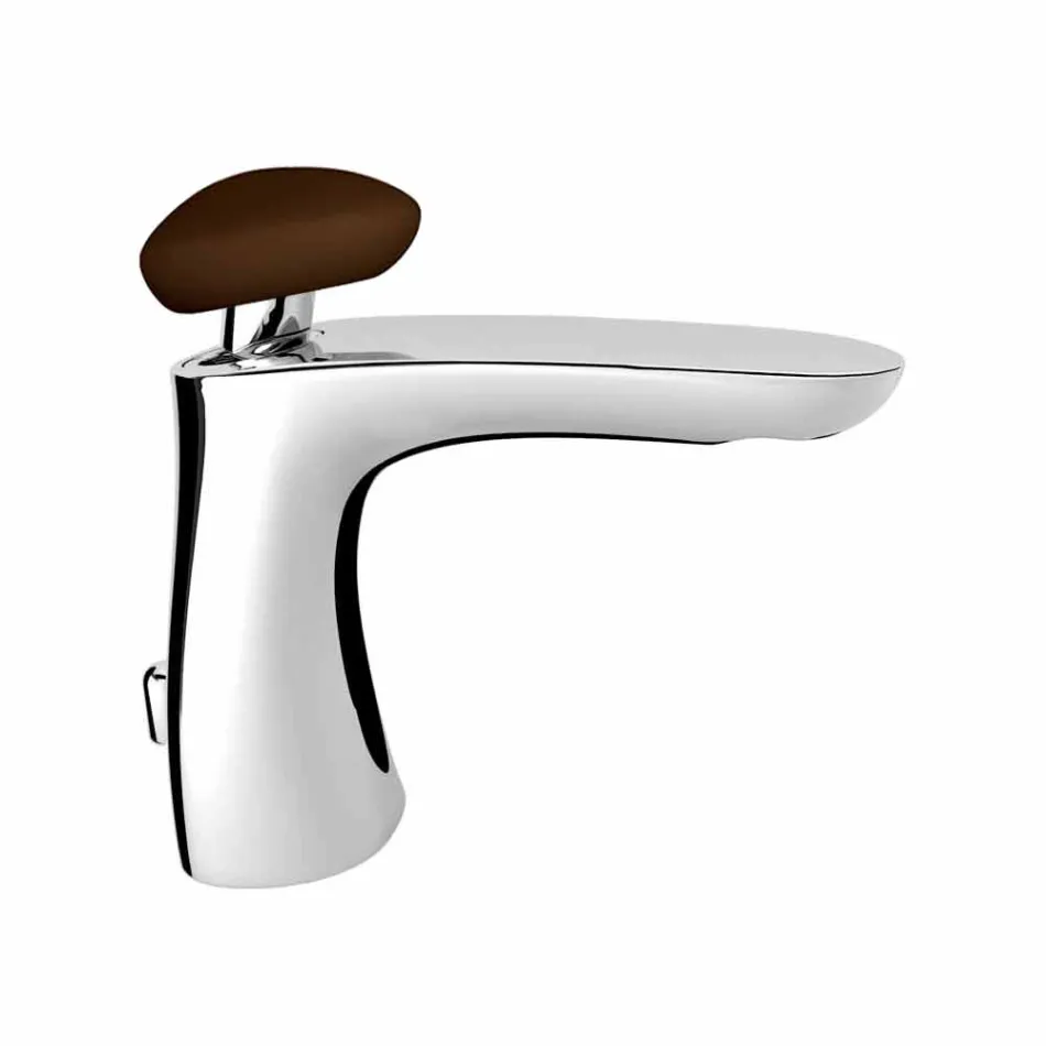 Miscelatore per Lavabo in Ottone Design Moderno Made in Italy - Besugo Viadurini