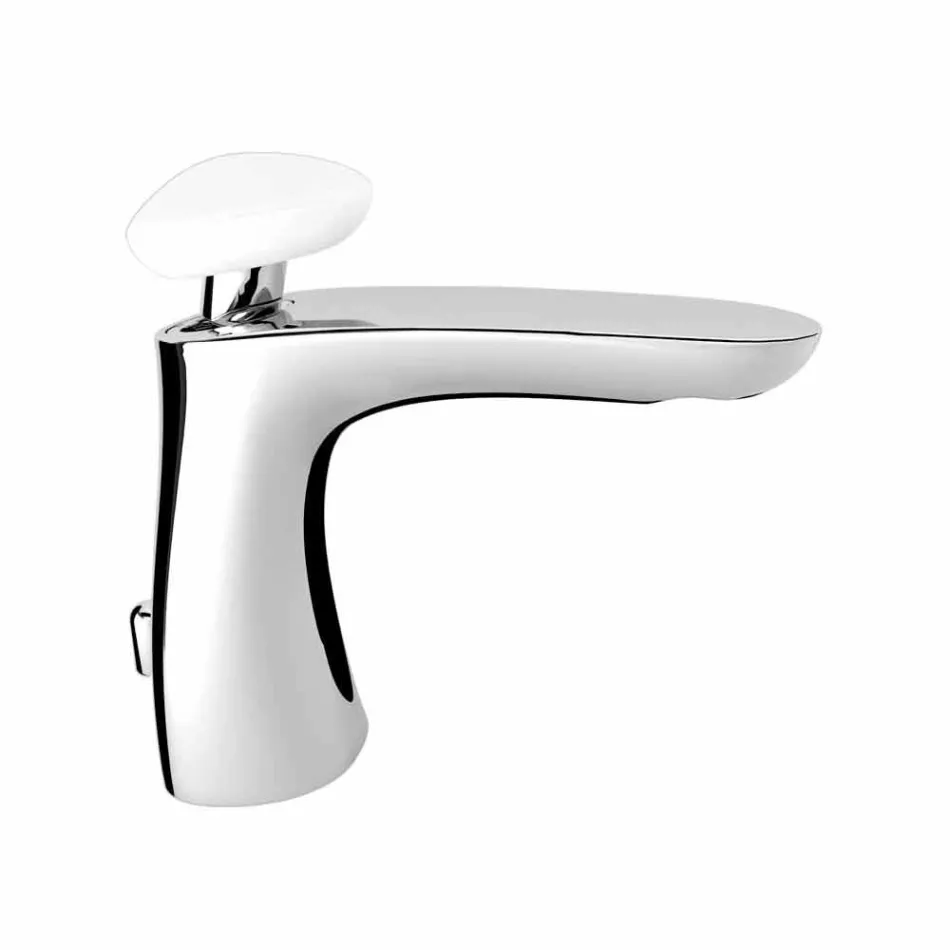 Miscelatore per Lavabo in Ottone Design Moderno Made in Italy - Besugo Viadurini