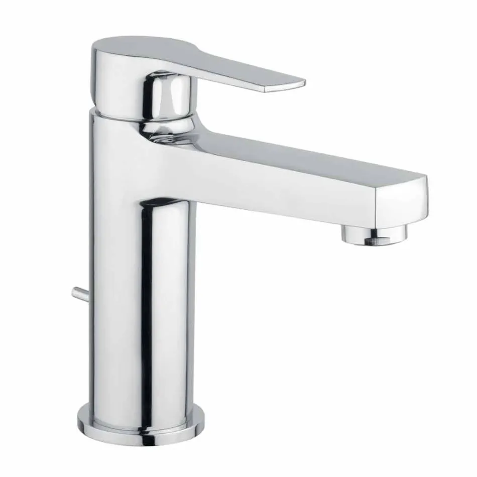 Miscelatore per Lavabo in Ottone Design Moderno Made in Italy - Sindra Viadurini