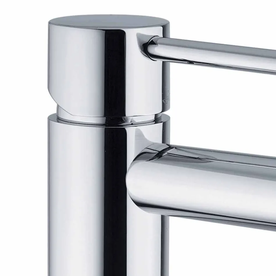 Miscelatore per Lavabo in Ottone Finitura Cromata Made in Italy - Ermia Viadurini